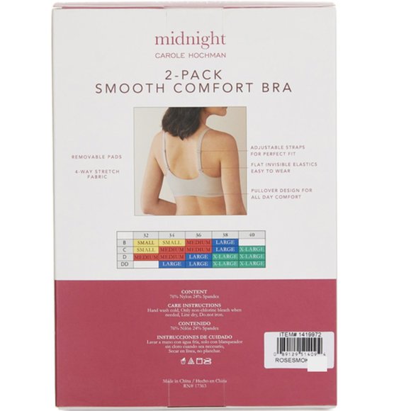 Carole Hochman Womens Midnight Smooth Comfort - Picture 2 of 9